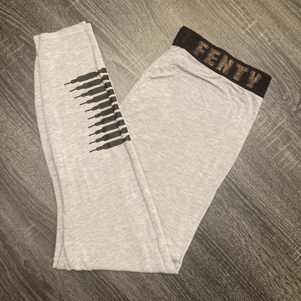 Savage x Fenty High Rise Gray/Black Leggings Size 1X